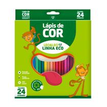Ecolápis de Cor Eco Leo&Leo Super 24 Cores - Sextavado