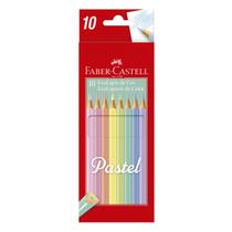 Ecolápis de Cor FABER-CASTELL 10 Cores Tons Pastéis
