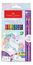 Ecolápis De Cor Faber Castell 12+2 Coleção Unicórnio Ecolápis De Cor Faber Castell 12+2 Coleção Unicórnio