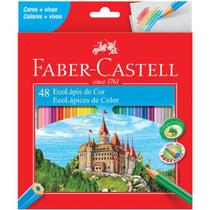 Ecolápis De Cor Faber Castell Sextavado 48 Cores