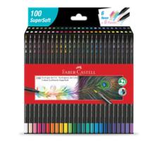 Ecolápis De Cor Faber-Castell Supersoft 100 Unidades 1207100SOFT Ecolápis De Cor Faber-Castell Supersoft 100 Unidades 1207100SOFT