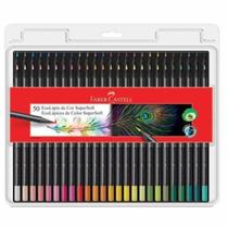 Ecolápis de Cor Faber-Castell SuperSoft 50 Cores