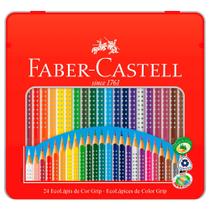 Ecolapis de Cor Grip 24 Cores - Faber-Castell