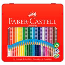 Ecolapis de Cor Grip 24 Cores - Faber-Castell