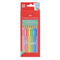 EcoLápis de Cor Pastel - 10 Cores - Faber Castell