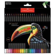 Ecolápis de cor Super Soft 24 cores clássicas Faber-Castell