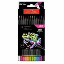 Ecolápis de Cor Supersoft 12 Cores Neon FABER-CASTELL Lançamento Ecolápis de Cor Supersoft 12 Cores Neon FABER-CASTELL Lançamento