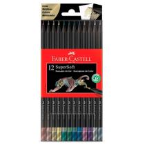 Ecolápis de Cor Supersoft Cores Metálicas com 12 Unidades - Faber-Castell Ecolápis de Cor Supersoft Cores Metálicas com 12 Unidades - Faber-Castell