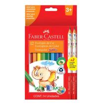 Ecolápis De Cor Triangular Jumbo 12 Cores + 2 Grafíte Jumbo Ecolápis De Cor Triangular Jumbo 12 Cores + 2 Grafíte Jumbo