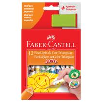 Ecolápis de Cor Triangular Jumbo Estojo com 12 cores - Faber Castell Ecolápis de Cor Triangular Jumbo Estojo com 12 cores - Faber Castell