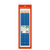 Ecolápis Grafite Azul Redondo com 6 Unidades - Faber-Castell Ecolápis Grafite Azul Redondo com 6 Unidades - Faber-Castell