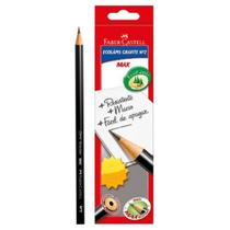 Ecolápis Grafite Max c/ 12 Unid. 1205M/F - Faber Castell - Faber-Castell