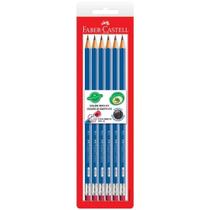 Ecolápis Grafite N.2 com Borracha SM/1210AZSB-Faber Castell