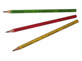 EcoLápis Grafite Nº2 Régua Faber-Castell Kit Com 3 Cores 935RG
