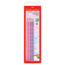 Ecolápis Grafite Unicórnio com 4 unidades - Faber-Castell Ecolápis Grafite Unicórnio com 4 unidades - Faber-Castell