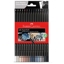 Ecolápis Supersoft 15 Cores Neutras Faber Castell