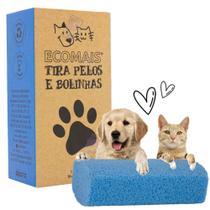 Ecomais Tira Pelos e Bolinhas Prático Durável e Ecológico Limpeza para Sofás e Roupas