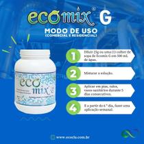 Ecomix G (2 kg) - Desentupidor, Limpa Fossas, Caixas de Gordura e Tratamento de Efluentes