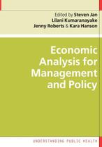 Economic analysis for management and policy - McGraw-Hill