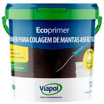 Ecoprimer Viapol Base Água Primer P/ Mantas Asfálticas 3,6L Ecoprimer Viapol Base Água Primer P/ Mantas Asfálticas 3,6L