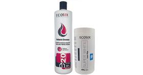Ecosix OX 20 Volumes e Super White Pó Descolorante Com Plex 500 gr Ecosix OX 20 Volumes e Super White Pó Descolorante Com Plex 500 gr