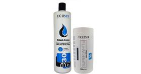 Ecosix OX 30 Volumes e Super White Pó Descolorante Com Plex 500 gr