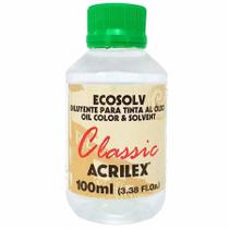 Ecosolv acrilex 100 ml - diluente para tinta à óleo