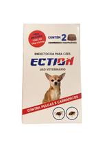 ECTION Controle de Pulgas e Carrapatos para Cães de 0kg a 2,5kg 2 Unidades Mastigáveis