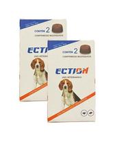 ECTION Tratamento Antipulgas e Anticarrapatos para Cães 4 Unidades 10kg a 20kg
