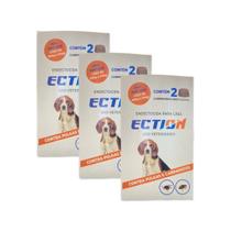 ECTION Tratamento Antipulgas e Anticarrapatos para Cães 6 Unidades 10kg a 20kg