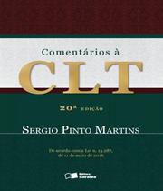 Edição antiga - Comentários À CLT - 20ª Ed. 2016 - Saraiva