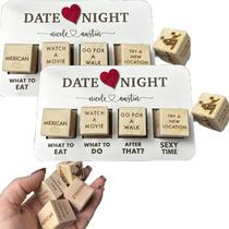 Edição Dice Set Chirsfairy Date Night para casais após o anoitecer