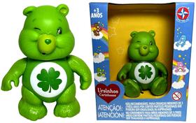 Edição Especial - Boneco Pequeno De Vinil Urso Ursinho Boa Sorte - Verde - 08 Centímetros - Colecionável Coleção Relançamento - Estrela Brinquedos