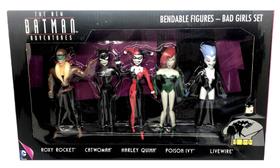 Edição Especial Colecionador - Kit 05 Mini Bonecas Colecionáveis Vilãs Batman Dc Comics - New Toys