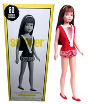 Edição Especial Colecionável Relançamento Ano 1964 Boneca Menina Barbie Collector Skipper Coleção Retrô Vintage 60º Aniversário Mattel