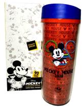 Edição Especial - Copo Plástico Para Viagem 500 ml 90 Anos de Magia Mickey Mouse Disney - Produto Oficial - Zona Criativa