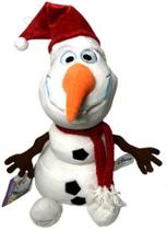 Edição Especial De Natal Disney - Brinquedo Pelúcia Hipoalergênica Boneco De Neve Olaf Papai Noel - Desmontável - Frozen - Long Jump