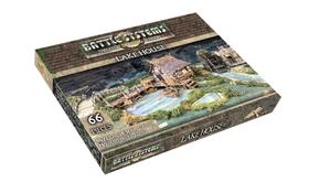 Edifícios de vários níveis Fantasy de 28 mm Terrain Lake House BSTFWE004