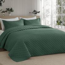Edredão Bedsure Queen Size leve verde escuro para todas as estações Edredão Bedsure Queen Size leve verde escuro para todas as estações