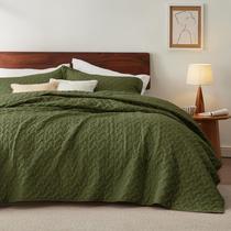 Edredão Bedsure Queen Size verde oliva leve para todas as estações Edredão Bedsure Queen Size verde oliva leve para todas as estações