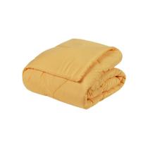 Edredom 1 Peça Solteiro Percal 200 Fios Unique 100% Poliéster - Amarelo Edredom 1 Peça Solteiro Percal 200 Fios Unique 100% Poliéster - Amarelo