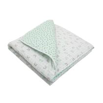 Edredom Bebê Dupla Face 100% Algodão menina menino - Papi Composê