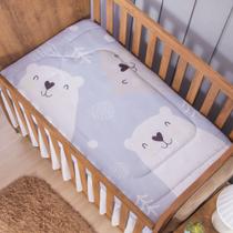 Edredom Bebe Dupla Face Berço Para Bebê Menino e Menina