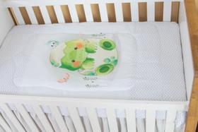 Edredom Bebê Personagens Dupla Face Menino(Dino)