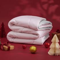 Edredom Bedsure Queen 224x224cm rosa cinza acolchoado para toda a temporada