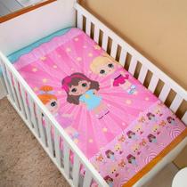 Edredom Berço Americano Bebê Menina Bonequinhas