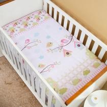 Edredom Berço Americano Bebê Menina Jardim Encantado Edredom Berço Americano Bebê Menina Jardim Encantado