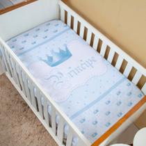 Edredom Berço Americano Enxoval Bebê Menino Realeza