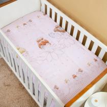 Edredom Berço Americano para Bebê Menina Sublimado