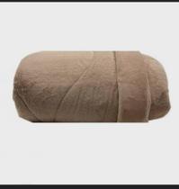 Edredom Blend Confort Plush Sherpa Casal - Cinza Mistico - Altenburg